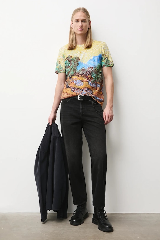 T-shirt męski z kolekcji Eviva L'arte RS26-TSM257 multicolor