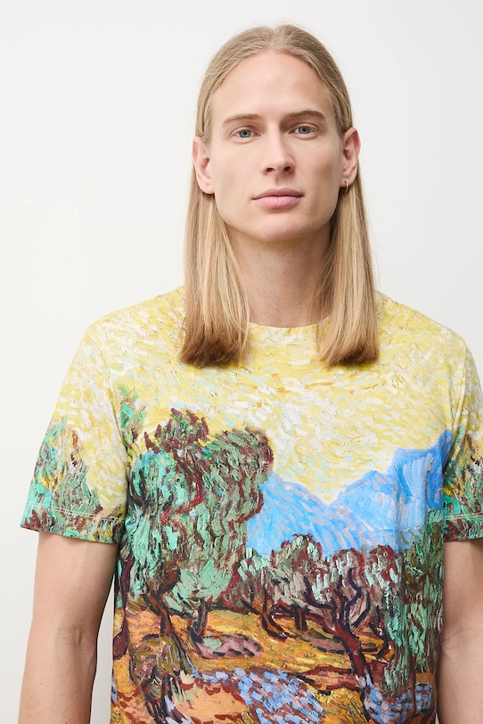 T-shirt męski z kolekcji Eviva L'arte multicolor RS26-TSM257