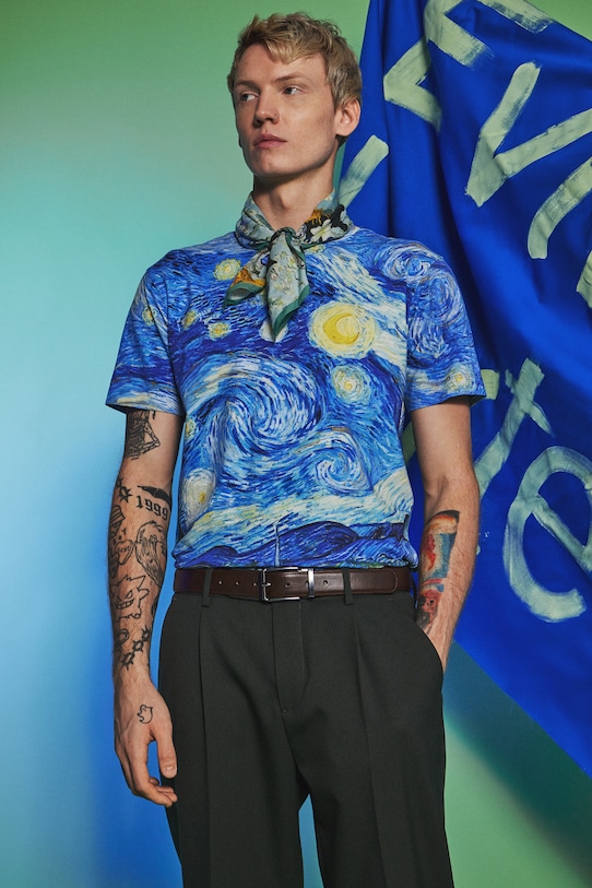 Odzież T-shirt męski z kolekcji Eviva L'arte RS26-TSM260 multicolor