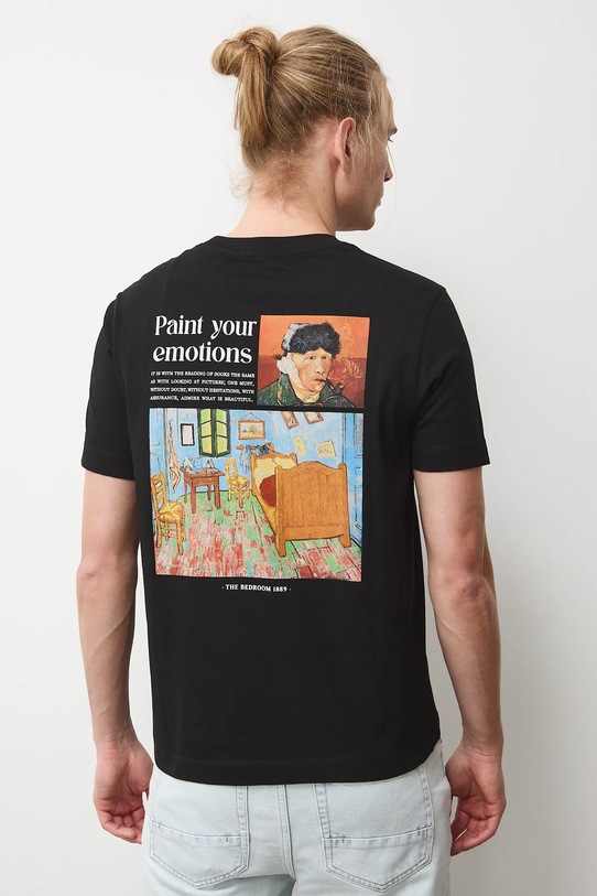 Medicine t-shirt bawełniany czarny RS26-TSM261