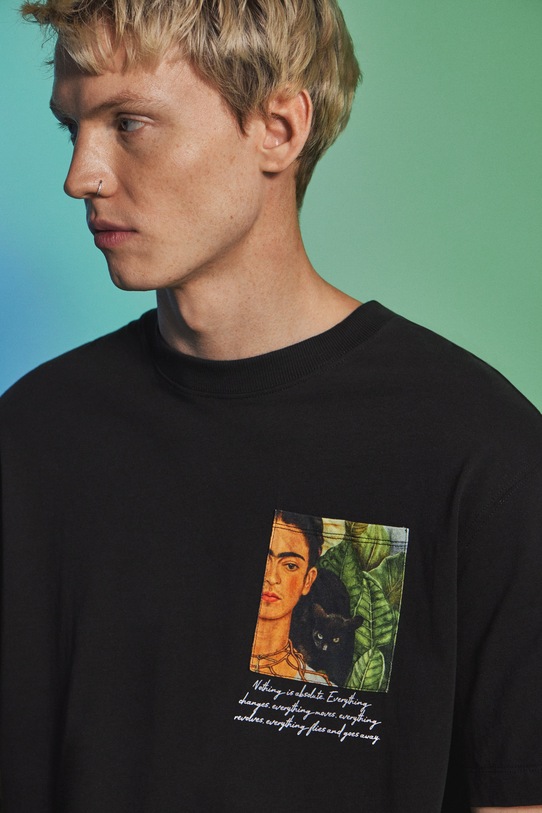 Medicine t-shirt bawełniany nadruk czarny RS26-TSM264