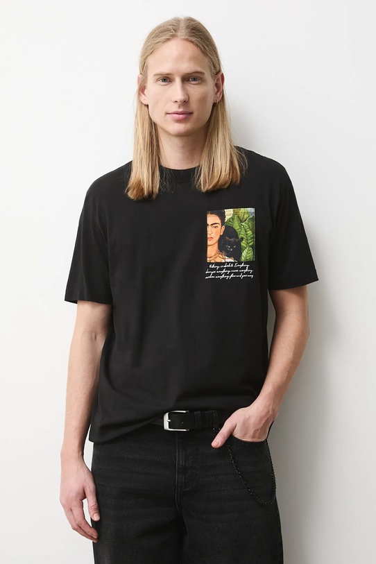 Medicine t-shirt bawełniany RS26-TSM264 czarny RS26