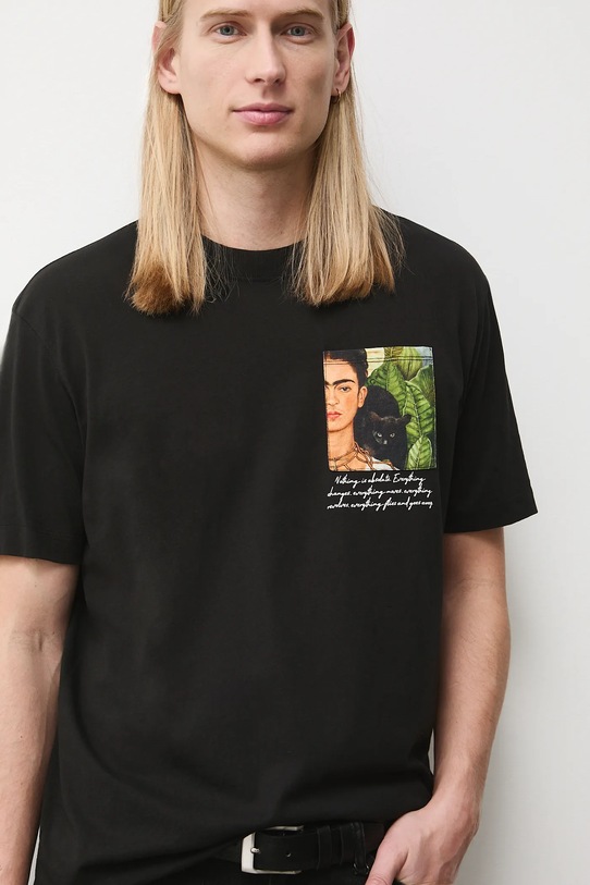 Medicine t-shirt bawełniany RS26-TSM264 czarny