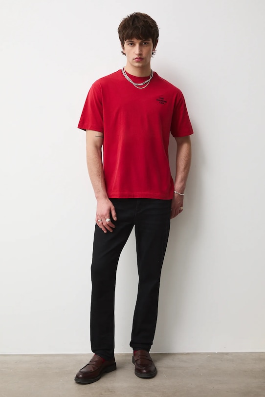 Odzież Medicine t-shirt bawełniany RS26-TSM280 czerwony