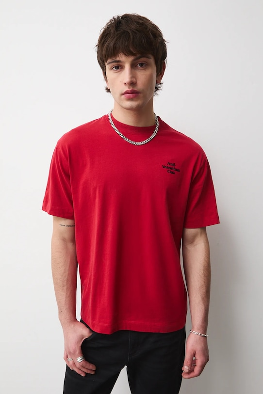 Medicine t-shirt bawełniany czerwony RS26-TSM280