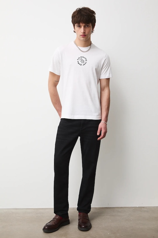 Odzież Medicine t-shirt bawełniany RS26-TSM281 biały