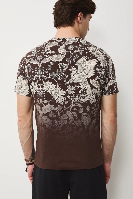 Odzież Medicine t-shirt bawełniany RS26-TSM307 brązowy