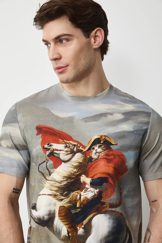 Medicine t-shirt beżowy RS26-TSM351