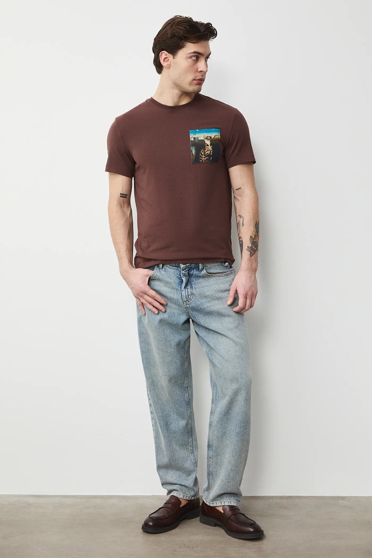 Medicine t-shirt RS26-TSM352 brązowy RS26