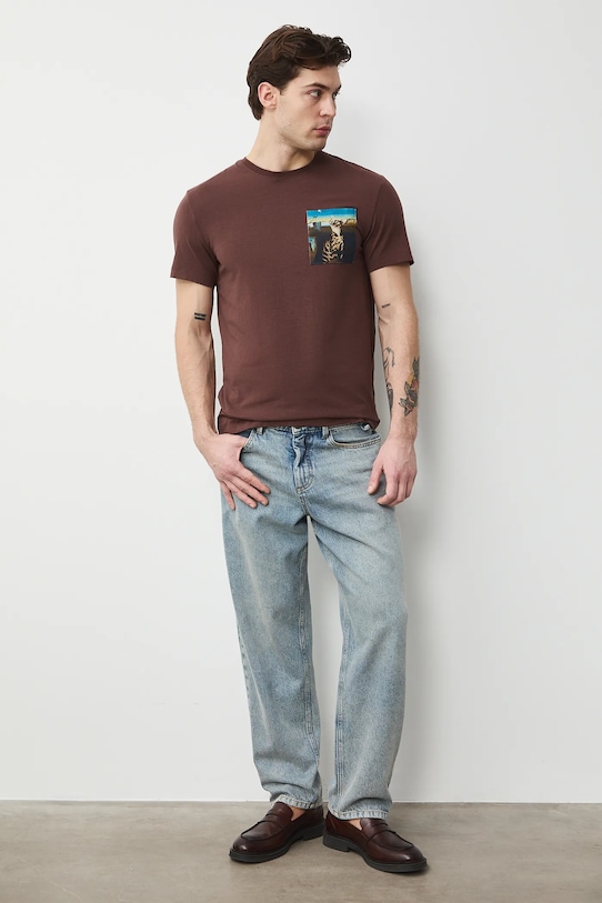 Medicine t-shirt RS26-TSM352 brązowy RS26