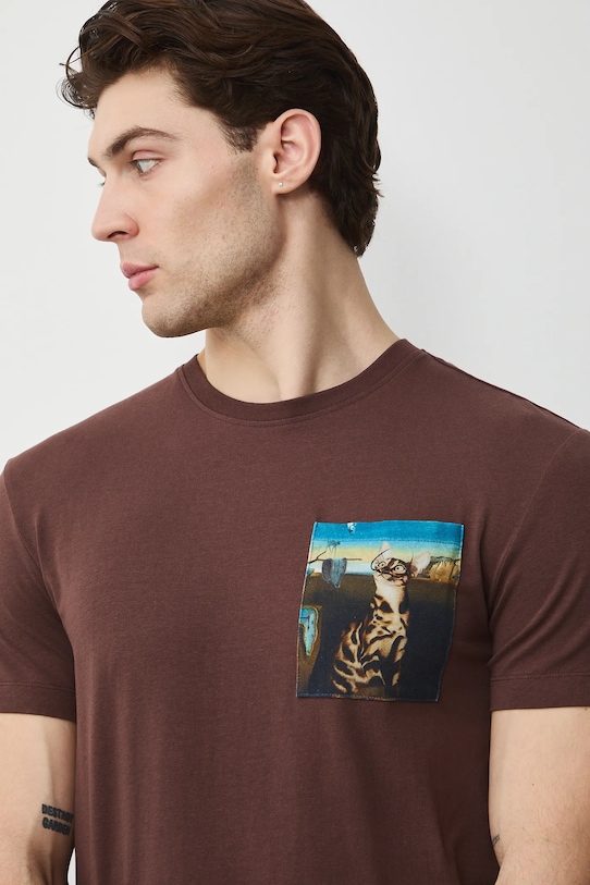 Medicine t-shirt brązowy RS26-TSM352