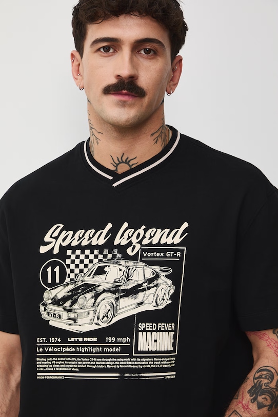 Medicine t-shirt bawełniany czarny RS26-TSM400