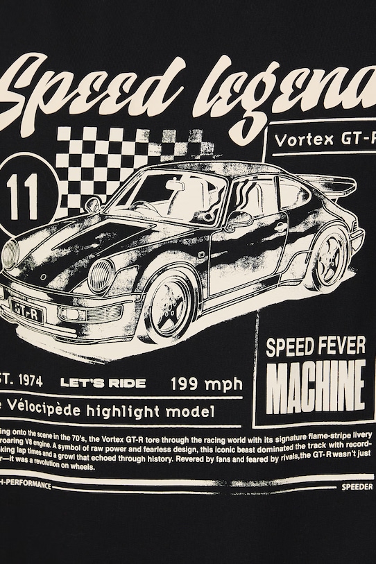 Medicine t-shirt bawełniany RS26-TSM400 czarny