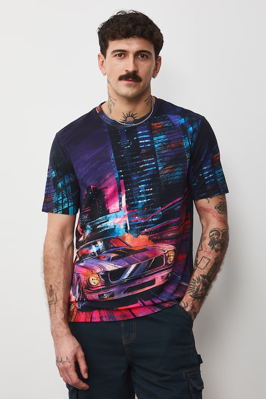 Medicine t-shirt bawełniany RS26-TSM404 multicolor RS26