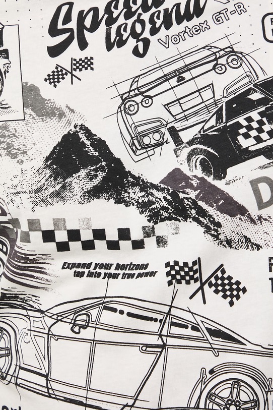 Medicine t-shirt bawełniany RS26-TSM405 beżowy