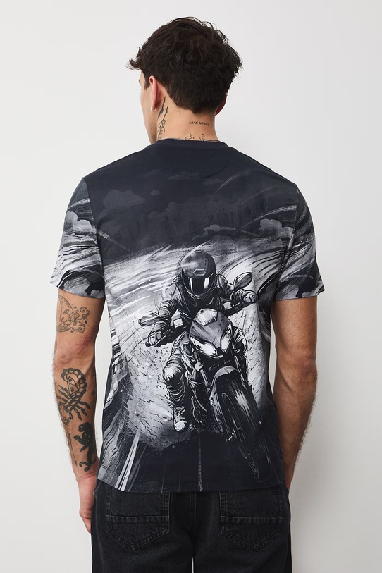 Medicine t-shirt czarny RS26-TSM407