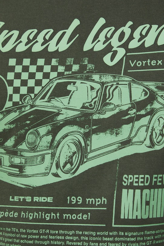 Medicine t-shirt bawełniany RS26-TSM408 zielony