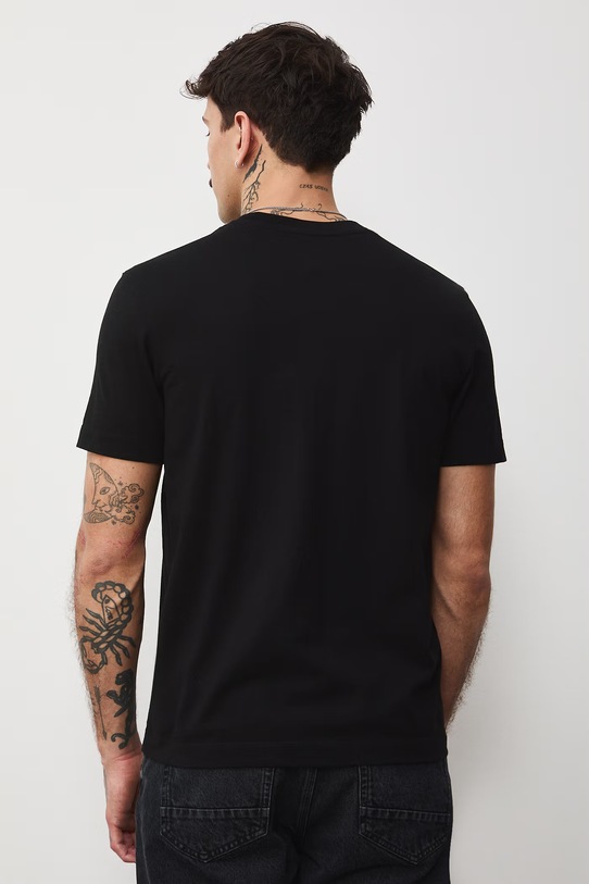 Odzież Medicine t-shirt bawełniany RS26-TSM409 czarny