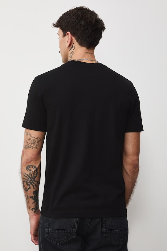 Odzież Medicine t-shirt bawełniany RS26-TSM409 czarny