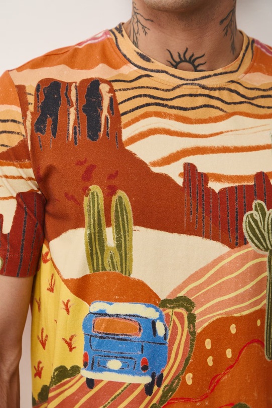 Medicine t-shirt męski bawełniany z elastanem RS26-TSM450