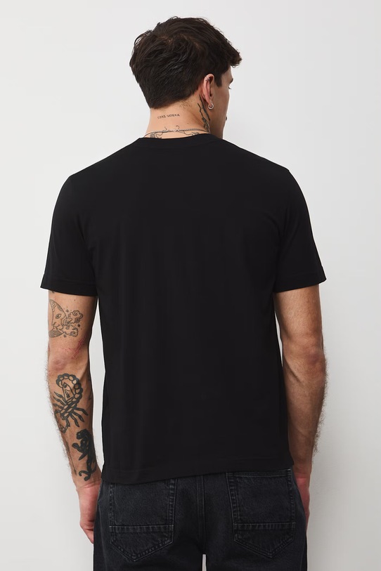 Medicine t-shirt męski bawełniany czarny RS26-TSM453