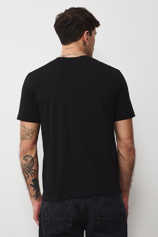 Medicine t-shirt męski bawełniany czarny RS26-TSM453