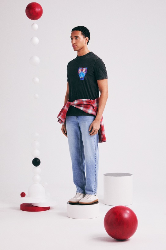 Medicine t-shirt męski bawełniany RS26-TSM454 czarny RS26