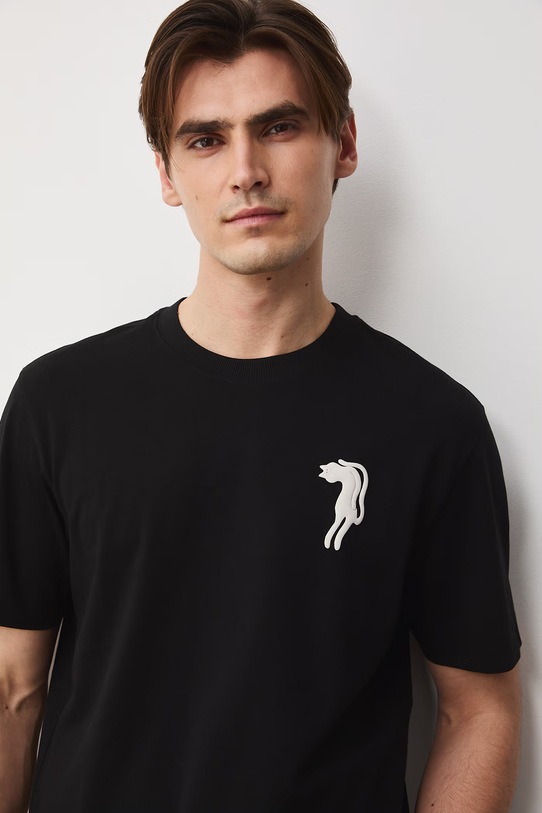 Medicine t-shirt męski bawełniany RS26-TSM455 czarny