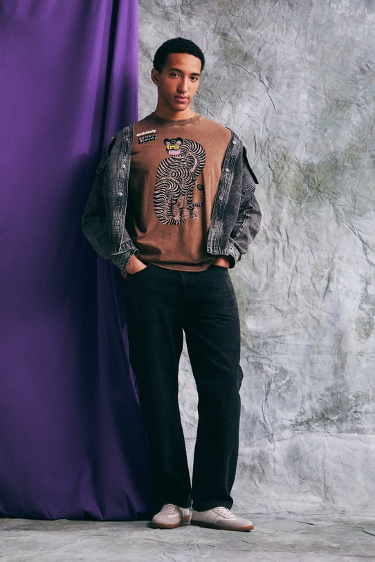 Medicine t-shirt damski bawełniany RS26-TSM458 brązowy RS26