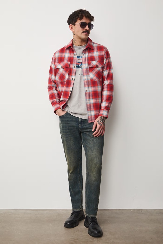 Medicine t-shirt bawełniany RS26-TSM471 szary RS26