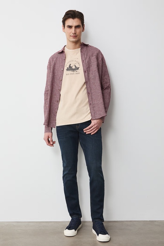 Medicine t-shirt męski bawełniany RS26-TSM504 beżowy RS26