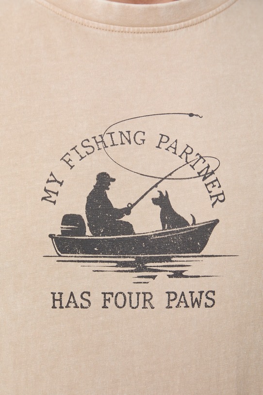 Medicine t-shirt męski bawełniany RS26-TSM504 beżowy