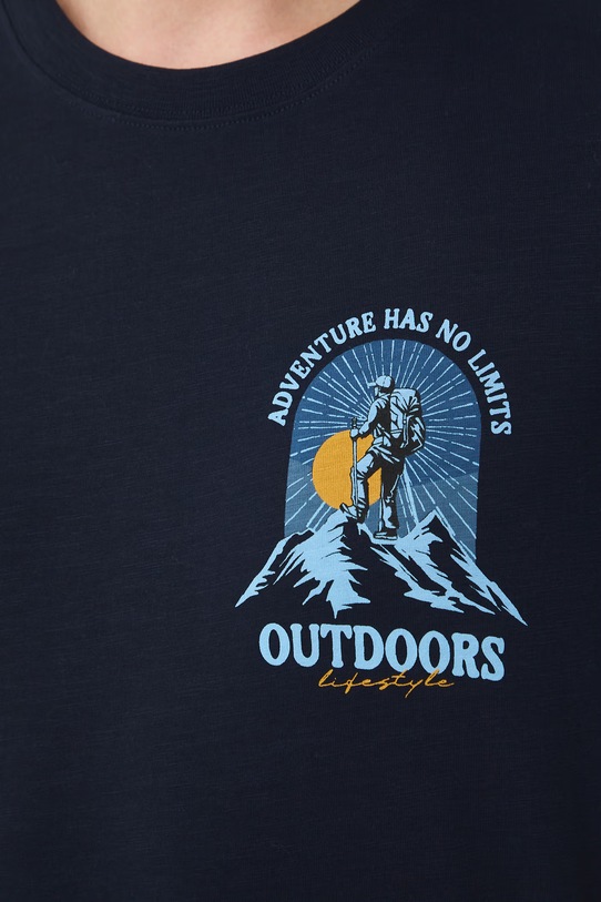 Medicine t-shirt damski bawełniany RS26-TSM509 granatowy