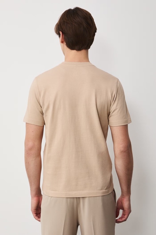 Odzież Medicine t-shirt męski bawełniany RS26-TSM512 beżowy