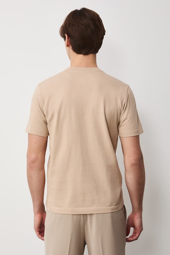 Odzież Medicine t-shirt męski bawełniany RS26-TSM512 beżowy