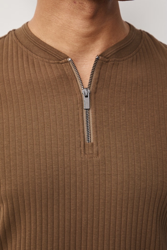 Medicine t-shirt męski bawełniany z elastanem RS26-TSM600 brązowy