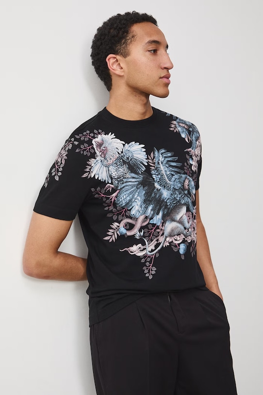 Medicine t-shirt męski bawełniany RS26-TSM652 czarny RS26