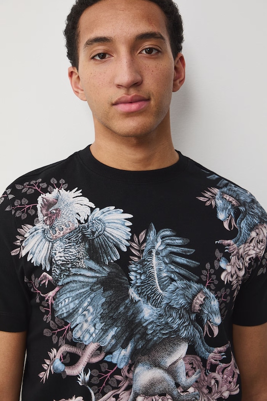 Medicine t-shirt męski bawełniany RS26-TSM652 czarny