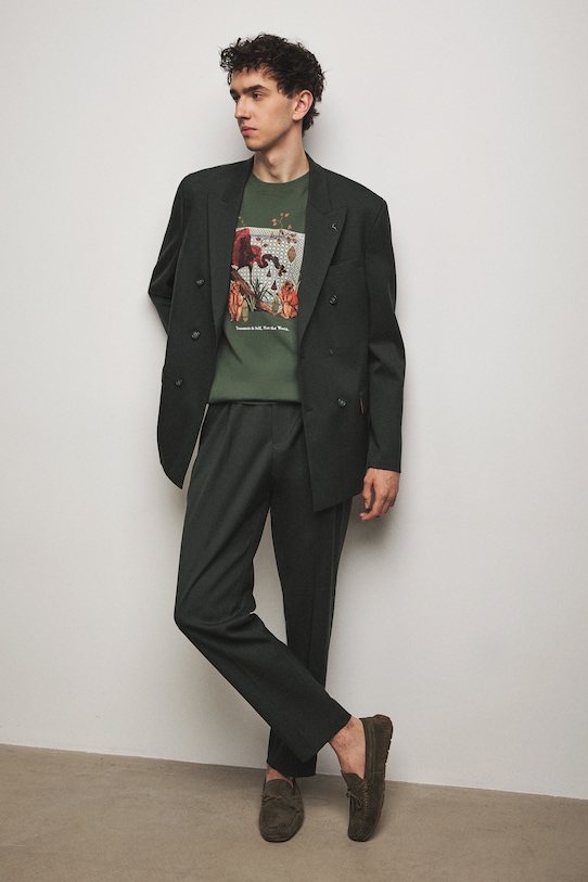 Medicine t-shirt damski bawełniany zielony RS26-TSM653