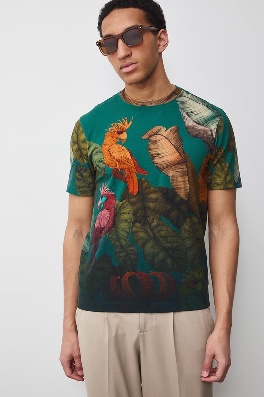 Medicine t-shirt męski bawełniany z elastanem RS26-TSM656 multicolor