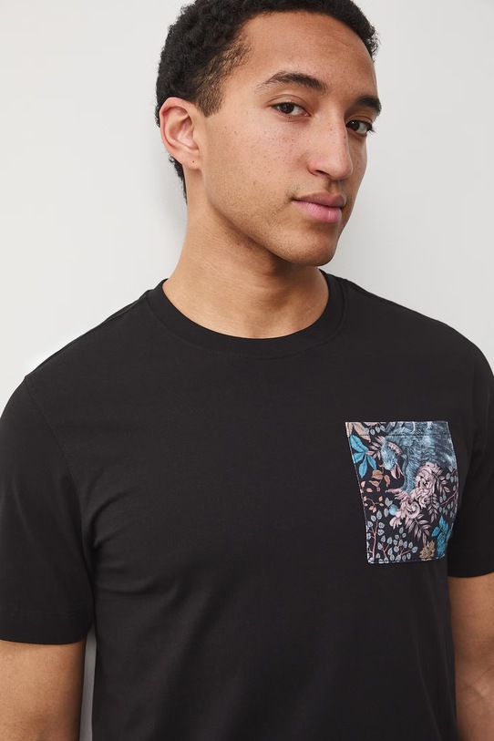 Medicine t-shirt męski bawełniany RS26-TSM661 czarny