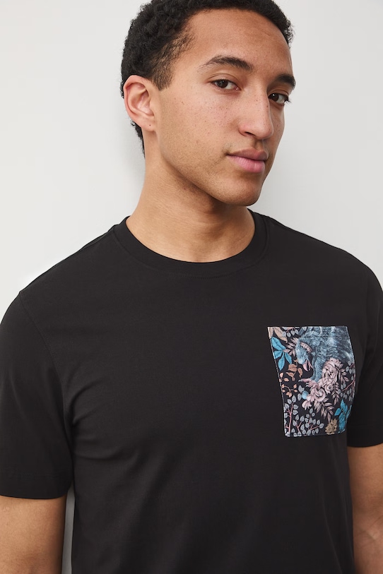 Medicine t-shirt męski bawełniany RS26-TSM661 czarny