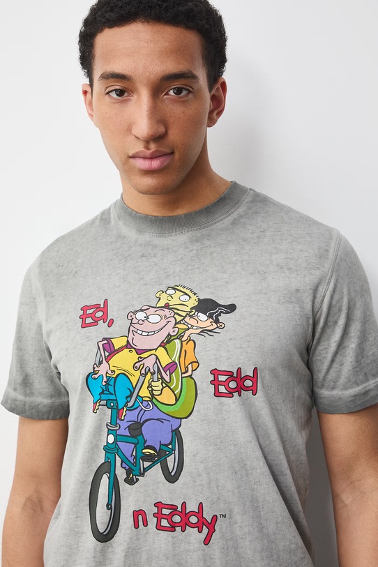 Medicine t-shirt męski bawełniany szary RS26-TSM675