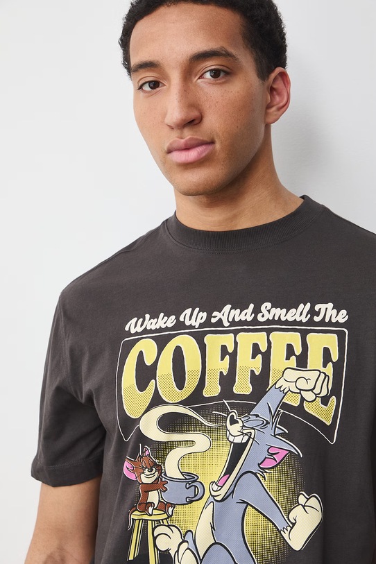 Medicine t-shirt męski bawełniany szary RS26-TSM677