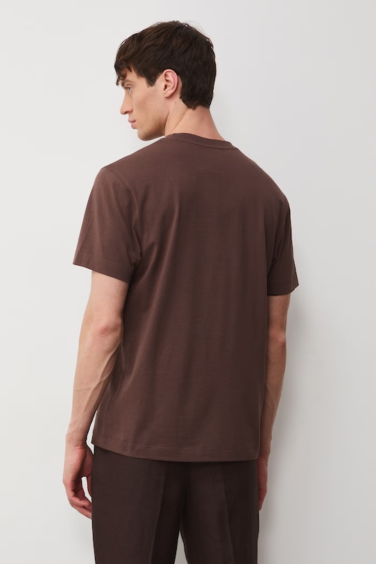 Odzież Medicine T-shirt męski bawełniany z elastanem RS26-TSM704 brązowy