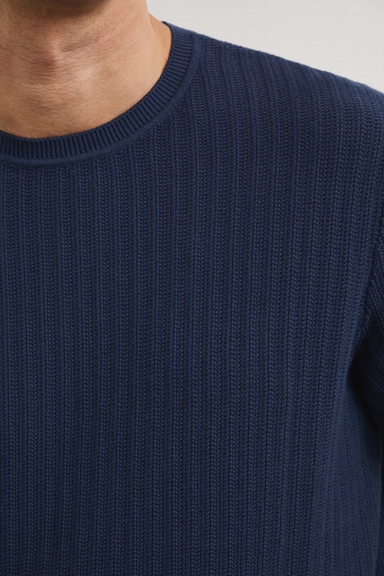 Medicine t-shirt swetrowy męski bawełniany RS26-TSM706 granatowy