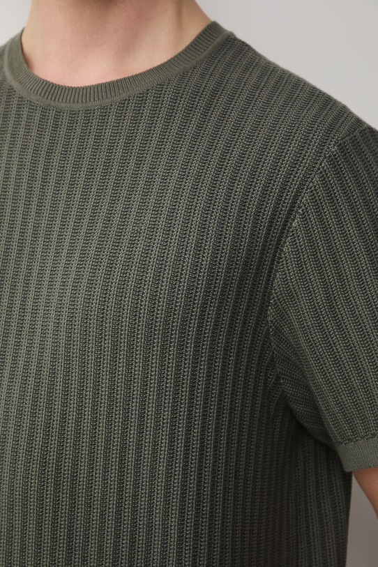 Medicine t-shirt swetrowy męski bawełniany RS26-TSM706 zielony