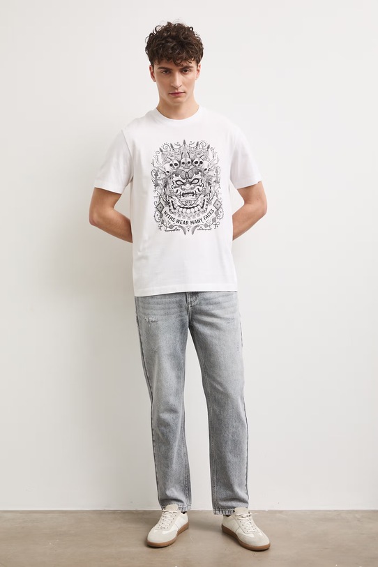 Medicine tricou pentru bărbați, din bumbac RS26-TSM905 alb RS26