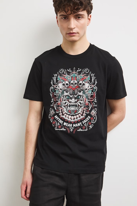 Medicine tricou pentru bărbați, din bumbac RS26-TSM905 negru RS26