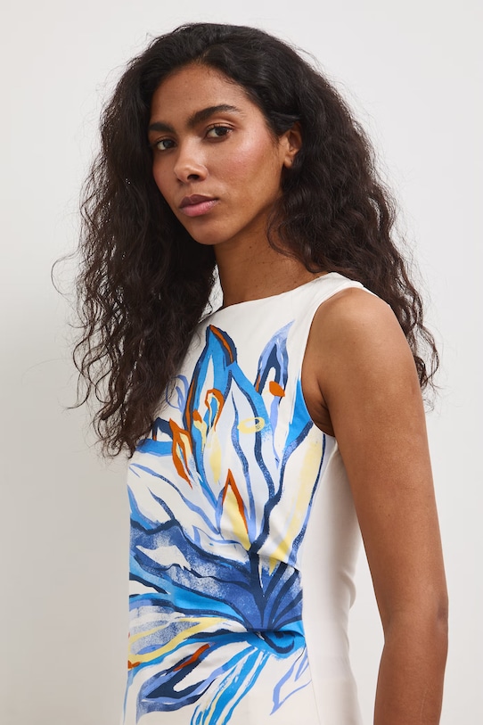 Medicine top női pamut elasztánnal RS26-TTD809 fehér